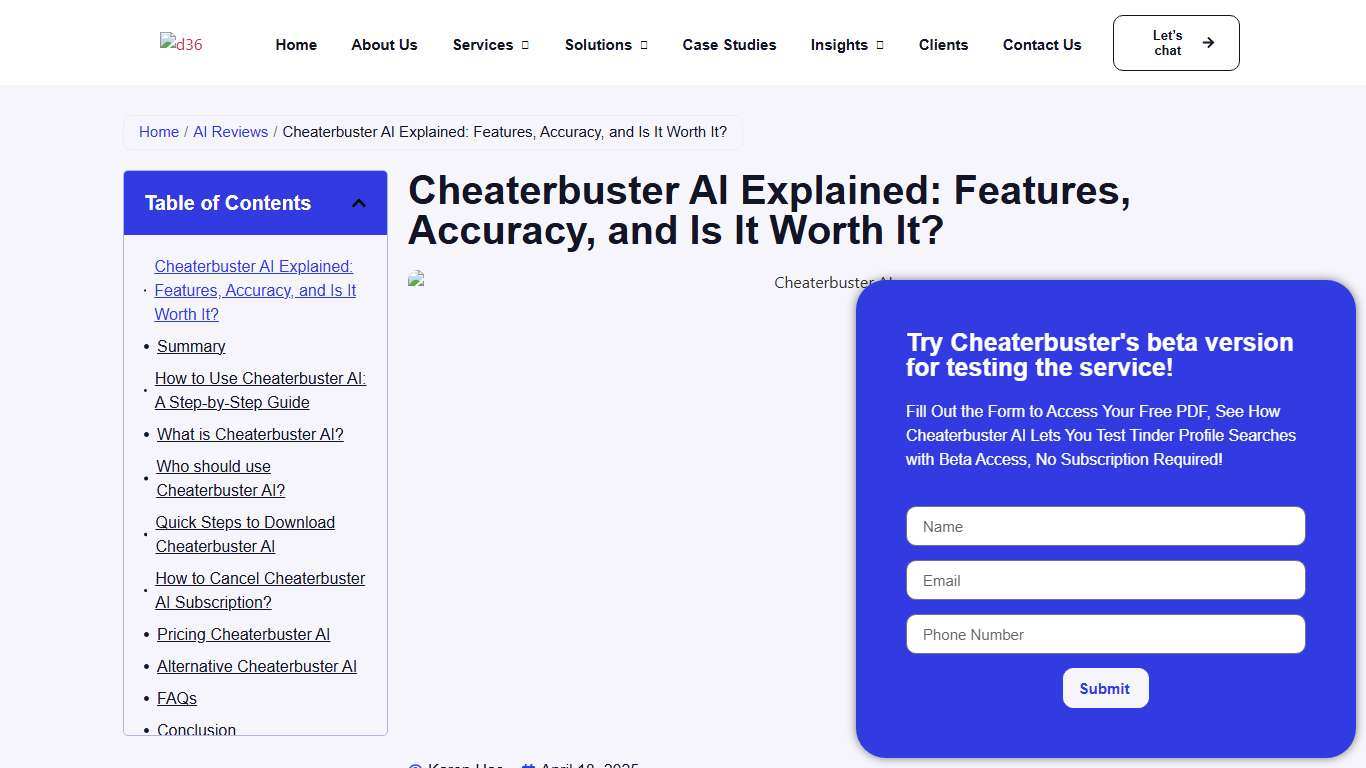 Cheaterbuster AI Explained: Features, Accuracy, and Is It Worth It?