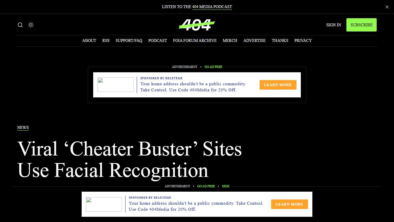Viral ‘Cheater Buster’ Sites Use Facial Recognition to Let Anyone Reveal Peoples’ Tinder Profiles